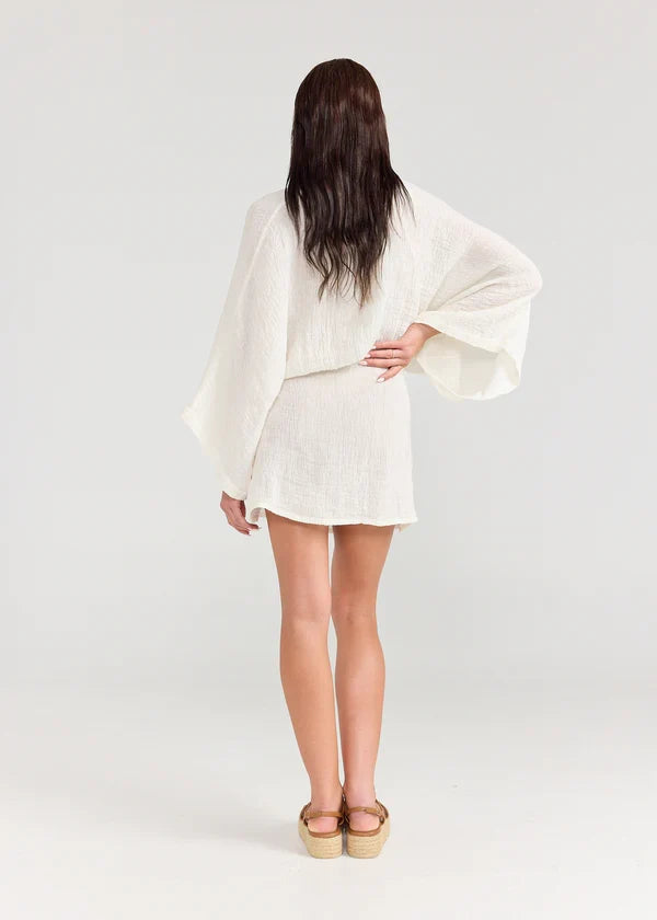 FARRAH DRESS | White