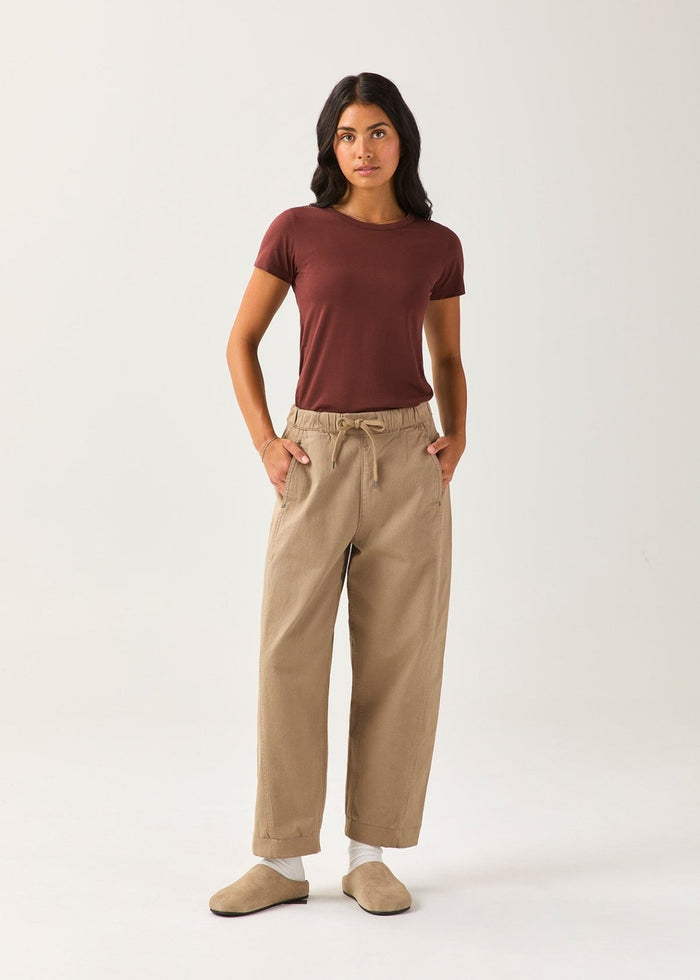 Women's Sandstone Barrel Pull On Pant front full body