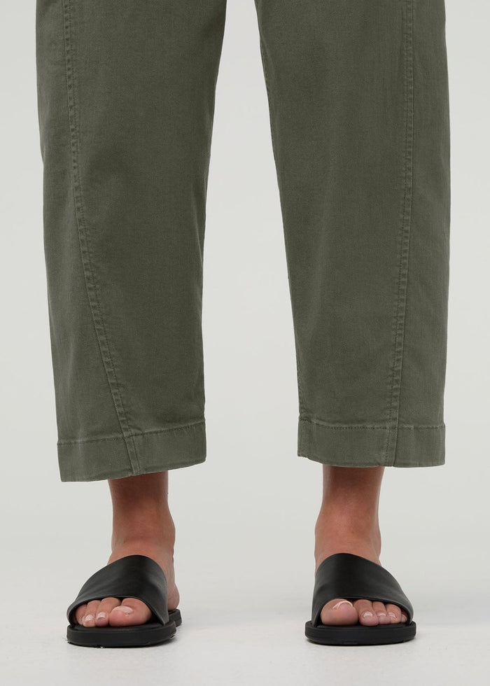 Women's Thyme Barrel Pull On Pant front ankle detail