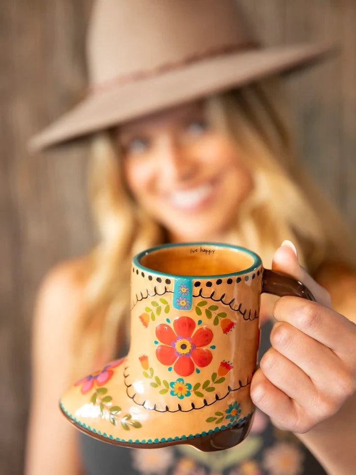 Folk Art Coffee Mug - Betty the Boot-view 1