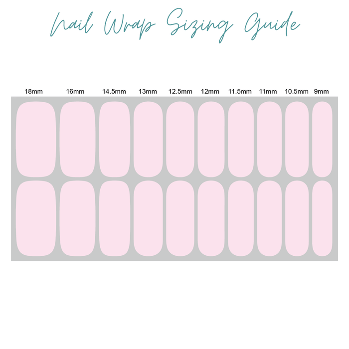 Frosted Flurry | Winter Blue Snowflake Nail Art Nail Wrap - Olita Gifts & Goods