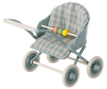 Furniture For Mouse - Stroller - Blue - Handle Front Cut