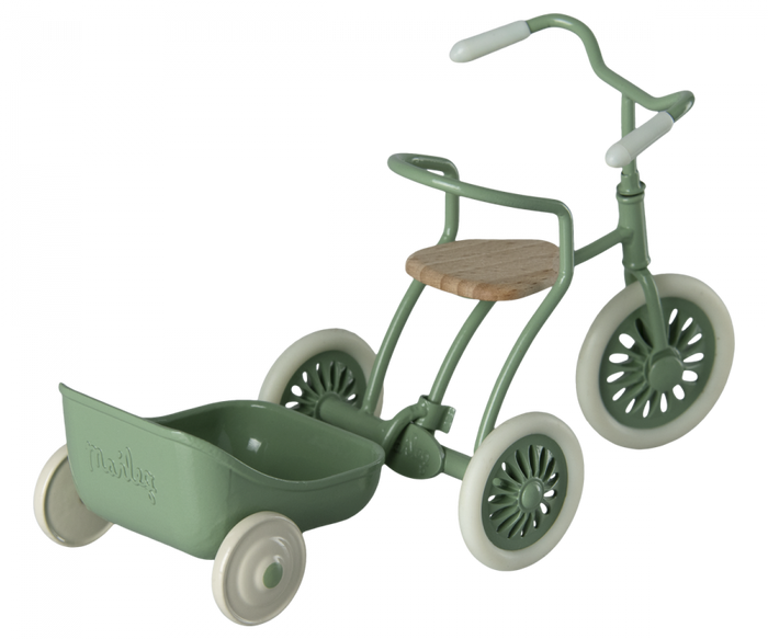 Maileg - Furniture For Mouse - Tricycle Hanger - Green - Lifestyle Cut