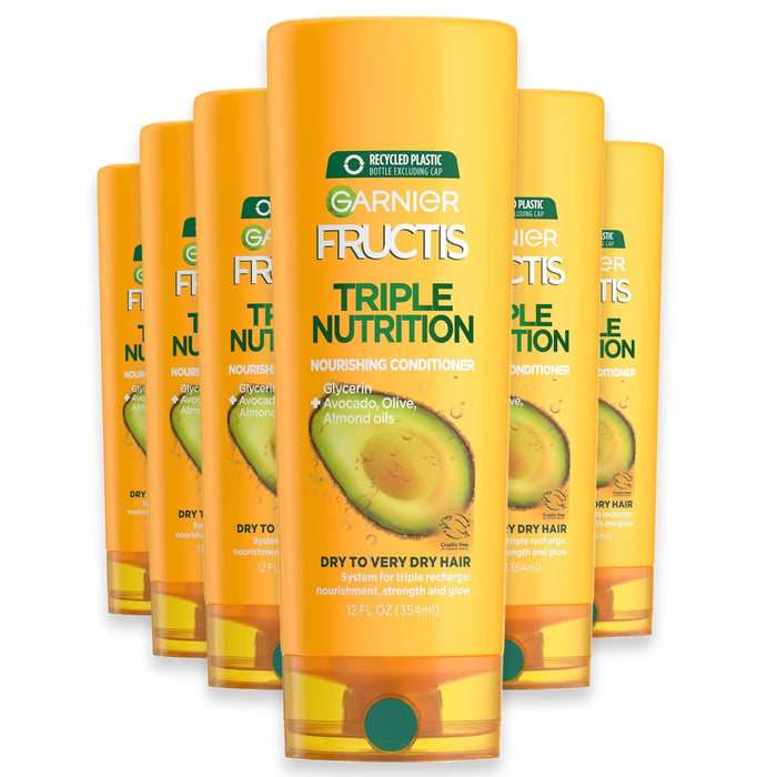 Garnier Fructis Triple Nutrition Conditioner - 12 oz - 6 Pack