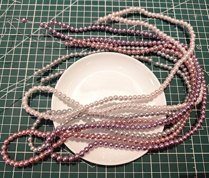Glass Pearl Beads Strands - Premium Imitation Pearls for DIY Jewelry Making