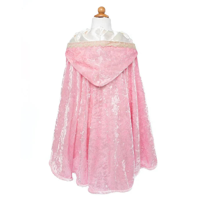 Great Pretenders Deluxe Pink Rose Princess Cape 5-6