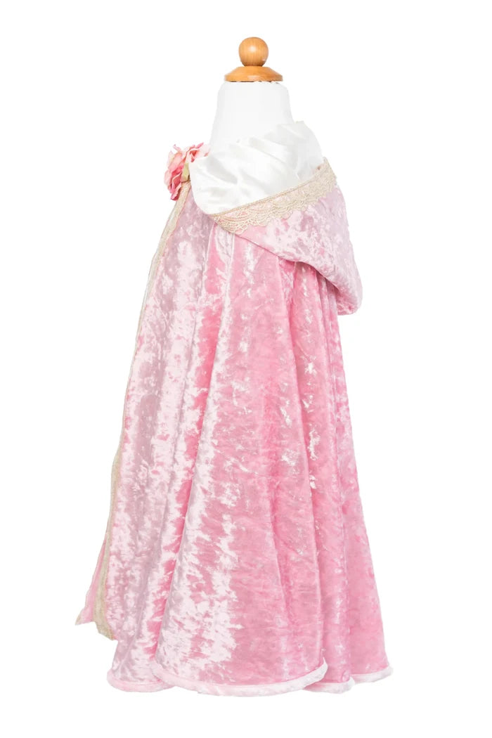 Great Pretenders Deluxe Pink Rose Princess Cape 5-6