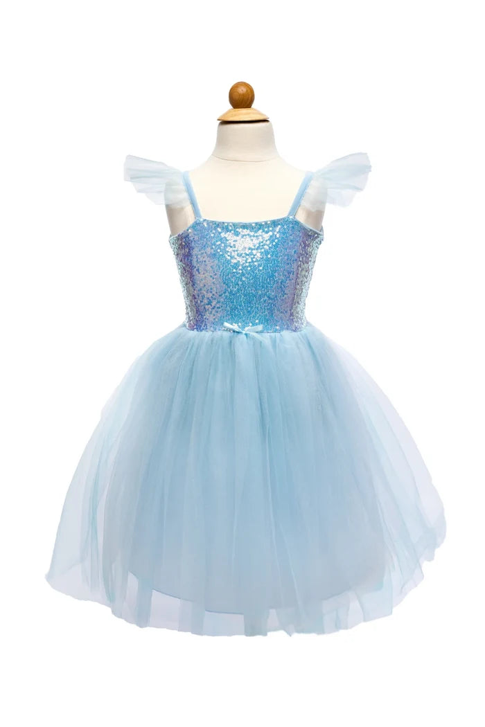 Great Pretenders Sequins Princess Dress Blue 7-8