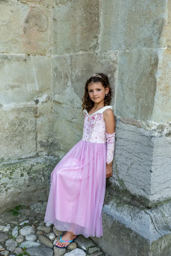 Great Pretenders Velvety Soft Sleeping Sweetheart Princess Gown w/ Arm Warmers 3-4