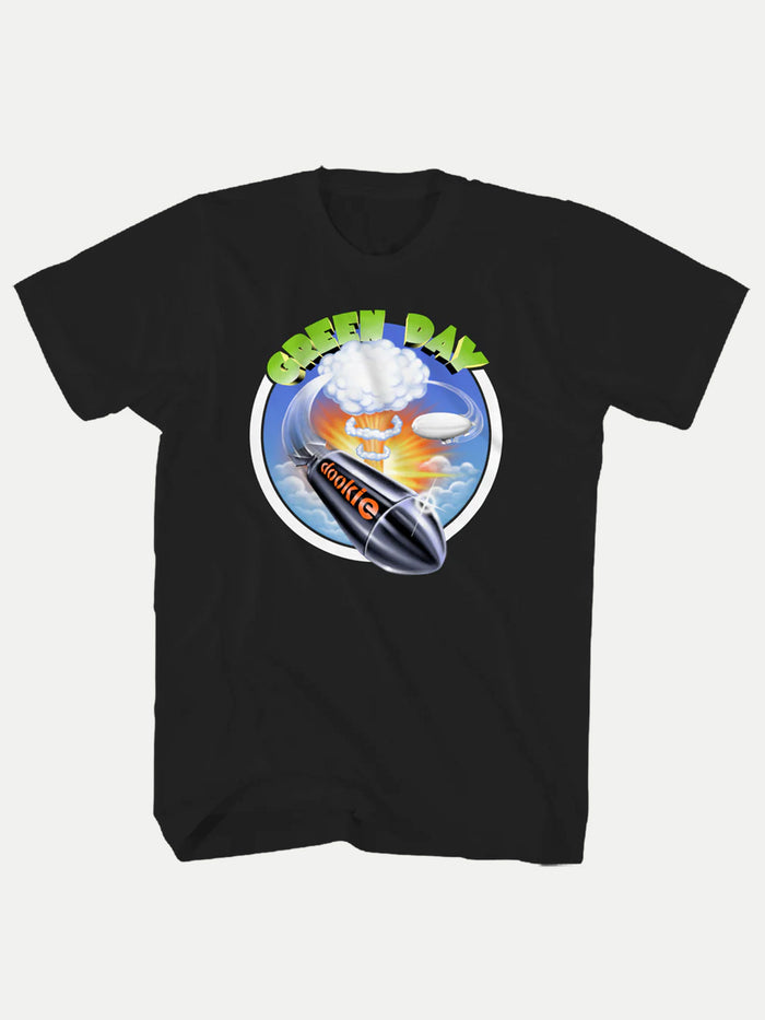 Green Day - Dookie Rocket T-Shirt | Black-Image 4