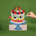 Greeting Card - Cake