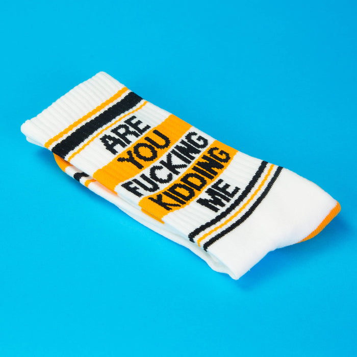 Gumball Poodle - Are You F#cking Kidding Me Gym Crew Socks
