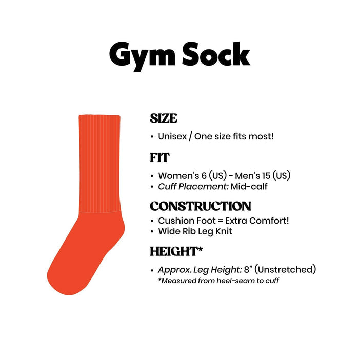 Gumball Poodle - Not A Hugger Gym Crew Socks