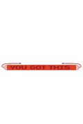Red digital display with 'YOU GOT THIS' text on a white background