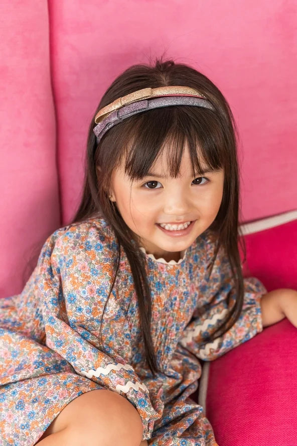 Luciole et Petit Pois - Headband - Kimono - Gold - Lifestyle Cut 3