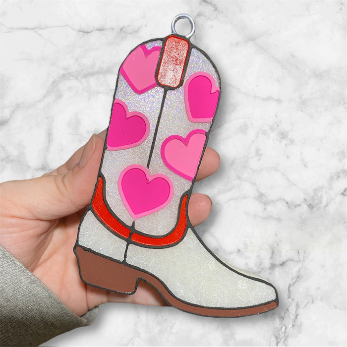 Hearts Cowgirl Boot Freshie
