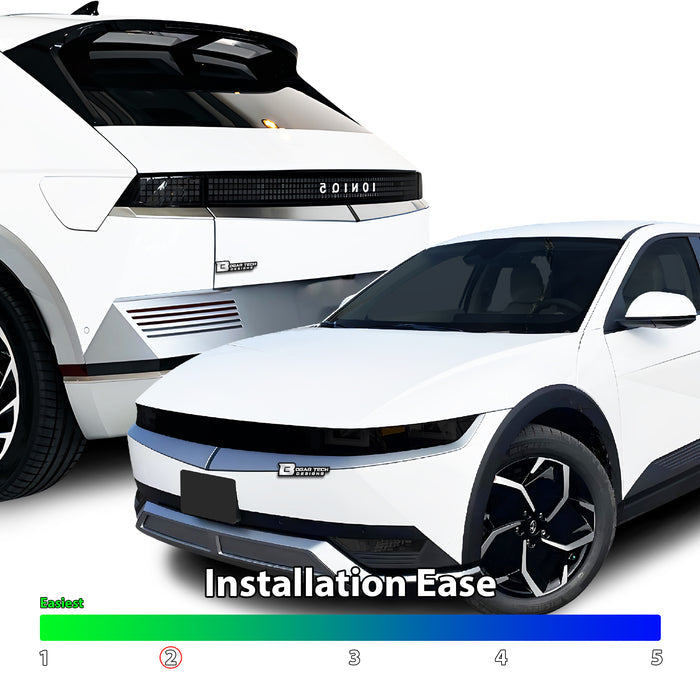 Full Headlight Taillight Precut Smoked PPF Tint Kit Film Overlay Fits Hyundai Ioniq 5 2022 2023 - Bogar Tech Designs