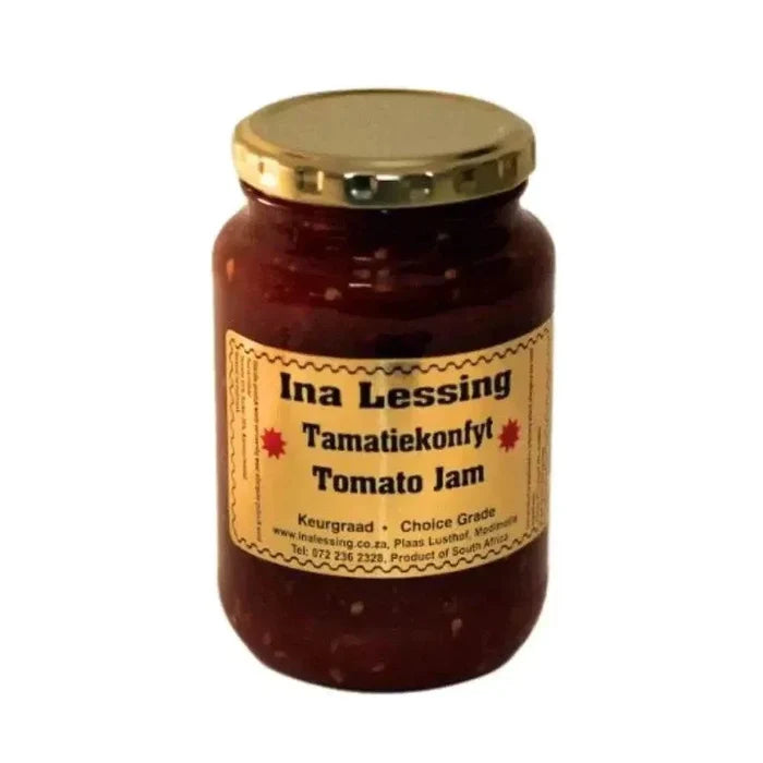 Ina Lessing Tomato Jam 500g jar handcrafted fresh tomato condiment