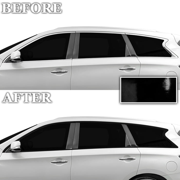Fits Infiniti QX60 2016 - 2021 Vinyl Chrome Delete Grille Blackout Decal Stickers Overlay Film - Bogar Tech Designs