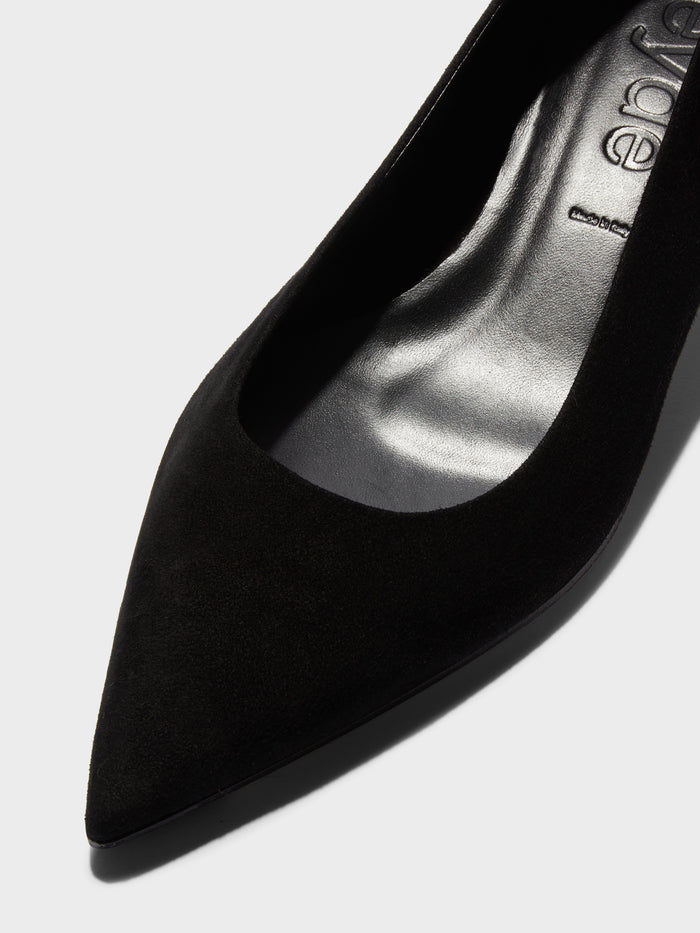 Judi Suede Pointed Pumps