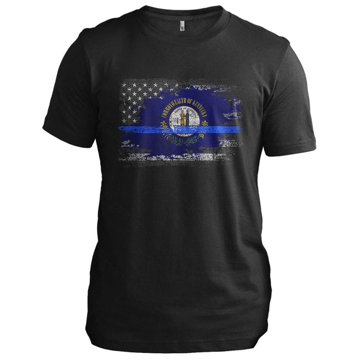 Kentucky Thin Blue Line Flag