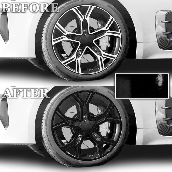 Fits KIA Stringer 2018 - 2023 Vinyl Chrome Delete Grille Blackout Decal Stickers Overlay Film - Bogar Tech Designs