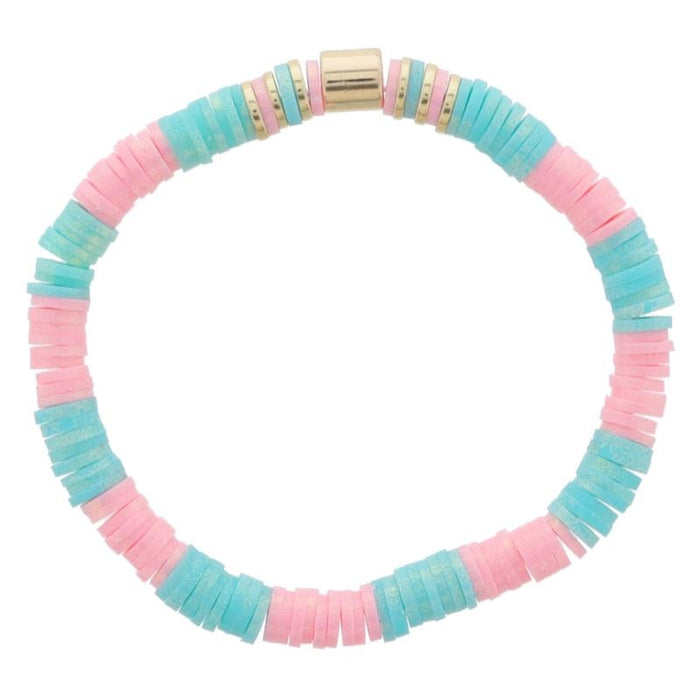 Kids Color Block Iridescent Bracelet #JM6685B-8