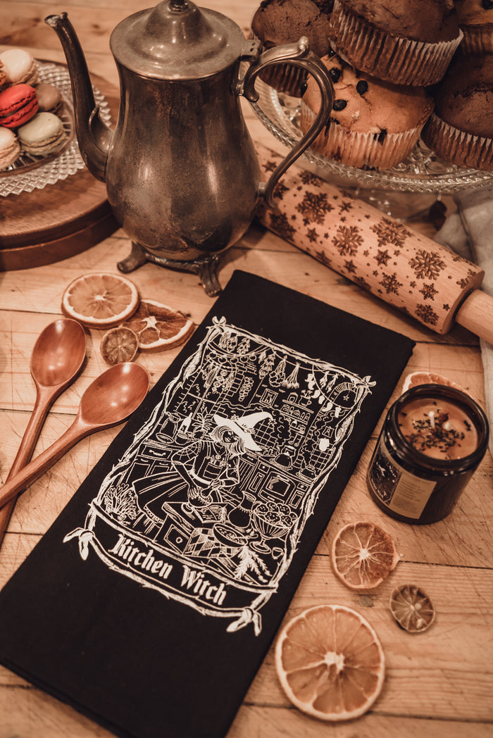 Kitchen Witch Hand Towel