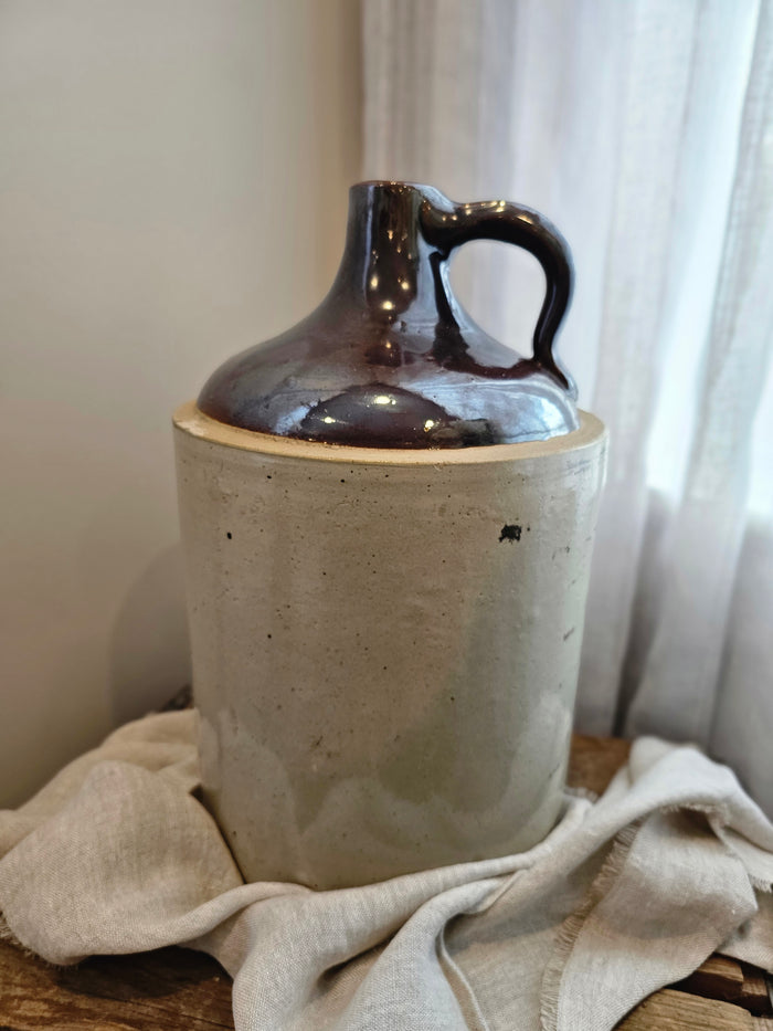 Large Brown Stoneware Jug - Magnolia Lane co. Home + Garden + Gift
