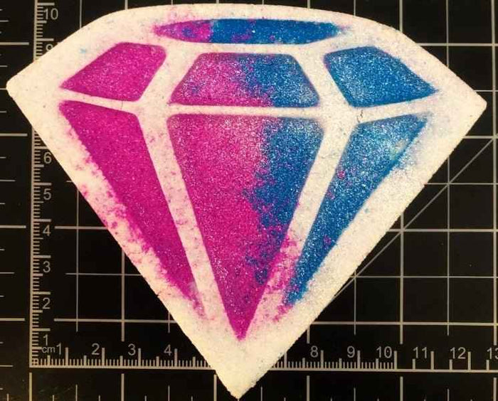 Large Diamond (Flat) - DB Bath Bomb Moulds