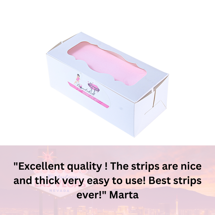 Durable Tear-Resistant Wax Strips – Pink Edition