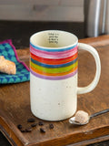 Latte Mug - Rainbow-view 1