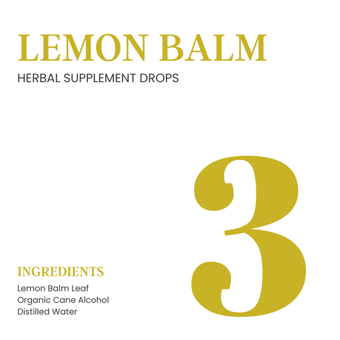 Lemon Balm Extract [Herbal Supplement Drops]