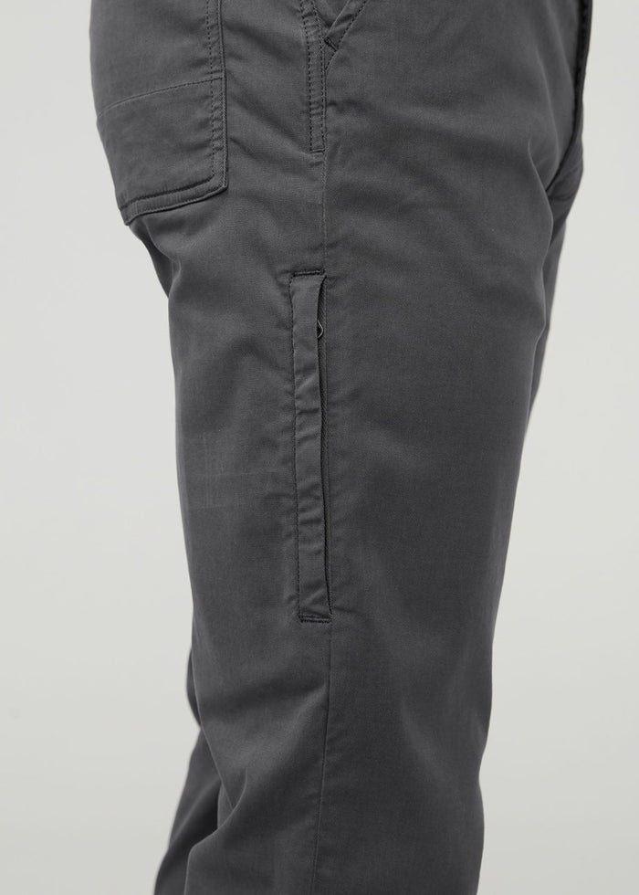 Live Lite Traveller Pant - River Rock right pocket detail