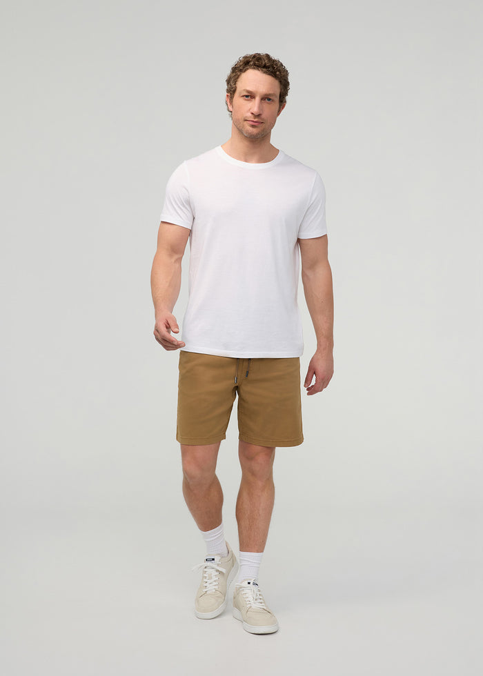 Men’s Camel Stretch Travel Shorts full body
