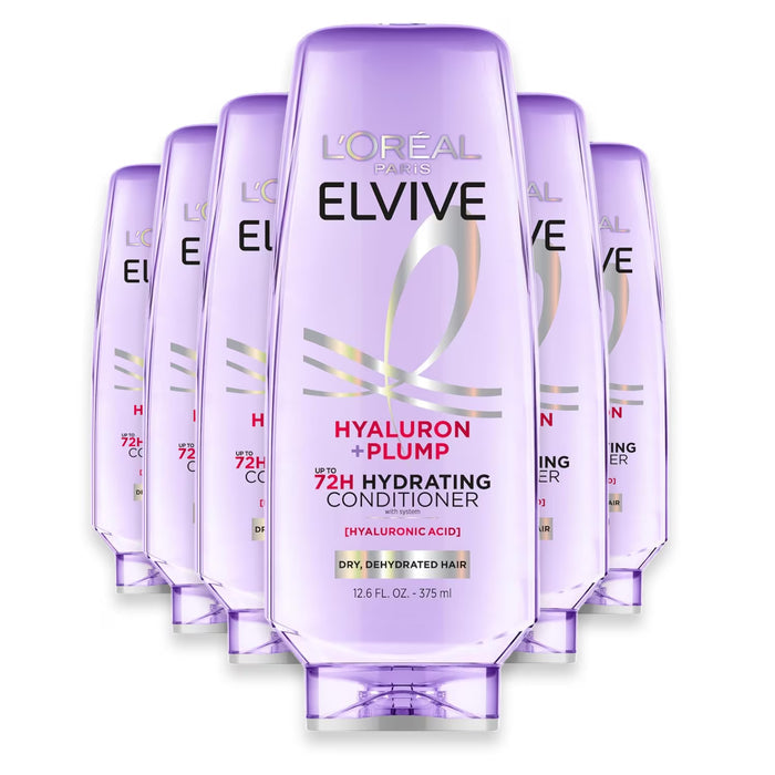 L'Oréal Paris Elvive Hyaluron Plump Conditioner - 12.6 oz - 6 Pack