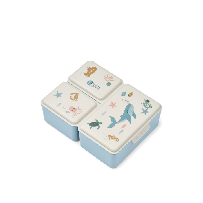 Liewood - Lunch Box - Driss - Sea Creature/Sandy