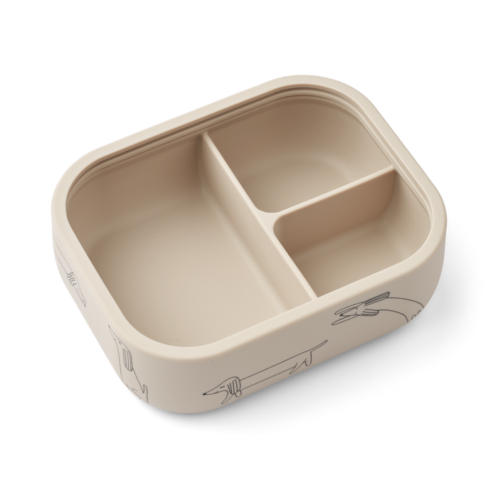 Liewood - Lunch Box - Elinda - Dog/Sandy - Inside