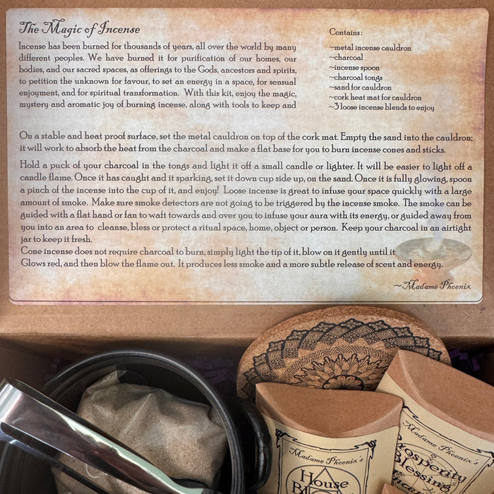 Magic of Incense Ritual Tool Box