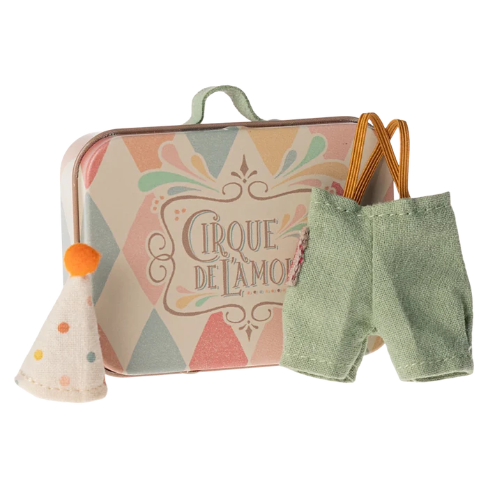Maileg - Clown Clothes in Suitcase