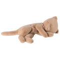Plush cat toy on a white background