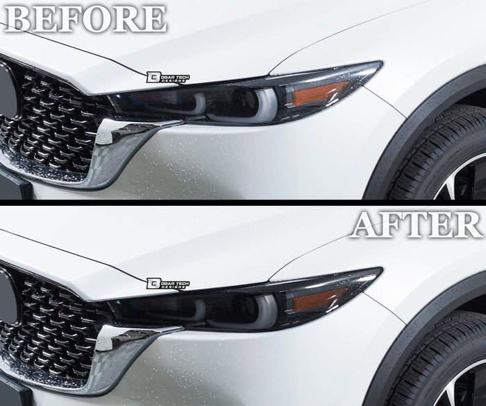Full Headlight Taillight Precut Smoked PPF Tint Kit Film Overlay Fits Mazda CX - 5 2022 - 2025 - Bogar Tech Designs