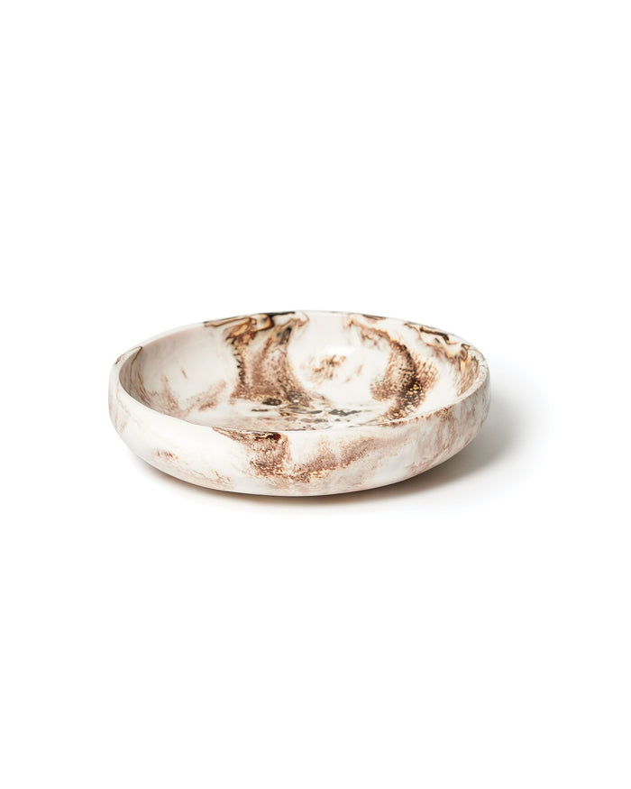MEDIUM RESIN BOWL in Latte by Lightly