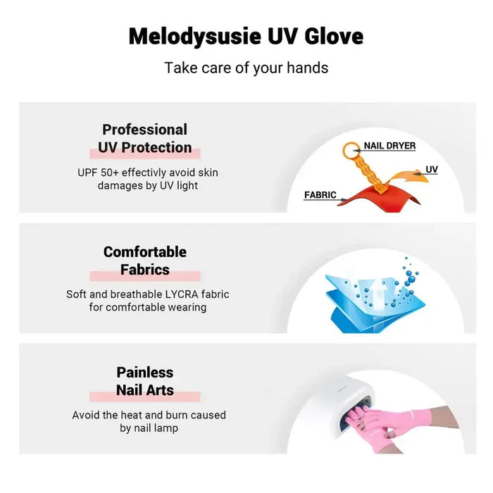 MELODY - UV Shield Manicure Gloves