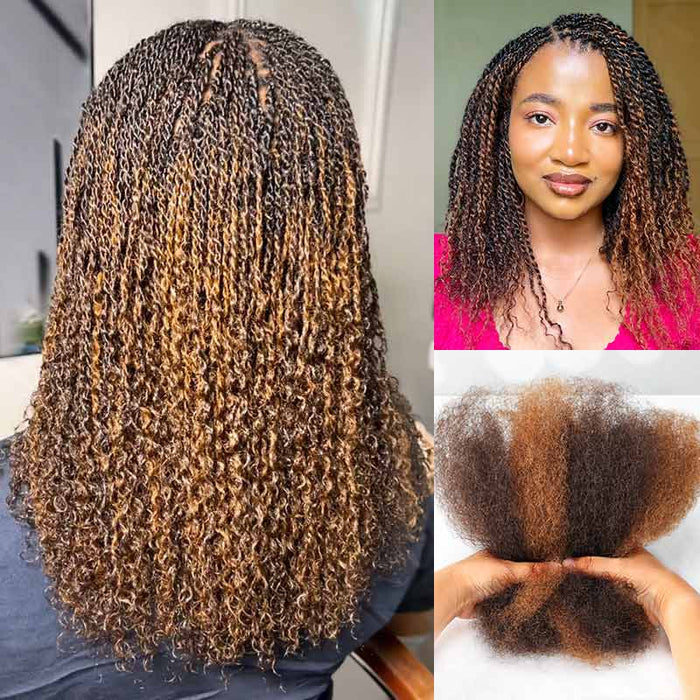 Two Colors #P4/30 / 3 Packs (Full Head) / 10''