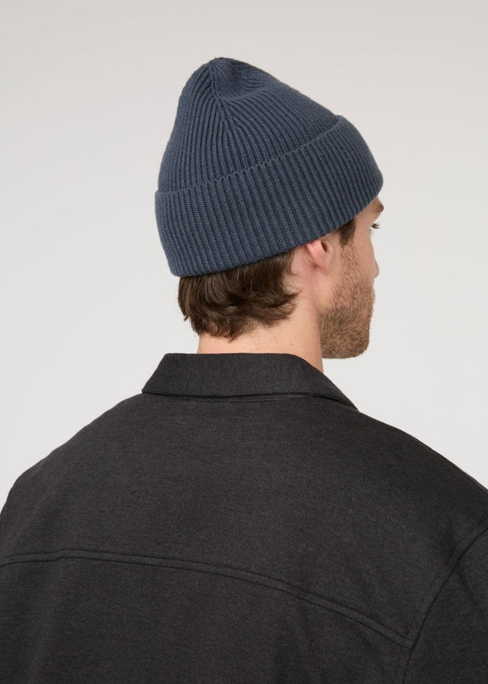 Merino Wool Beanie - Heritage Blue