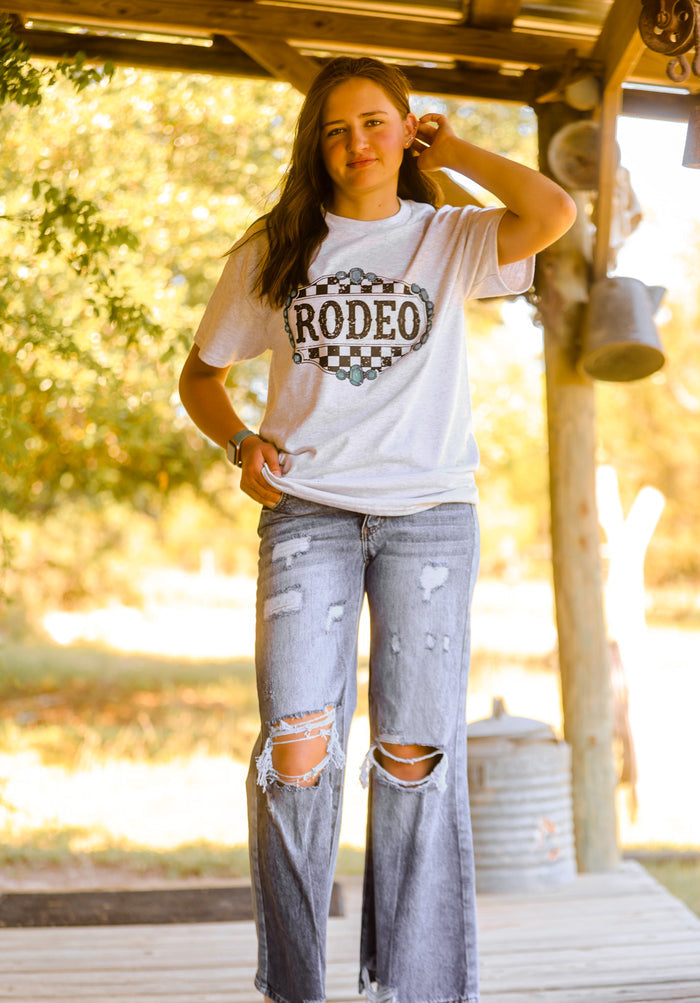 Mid Wash Distressed Mid Rise Wide Leg Frayed Bottom Jeans