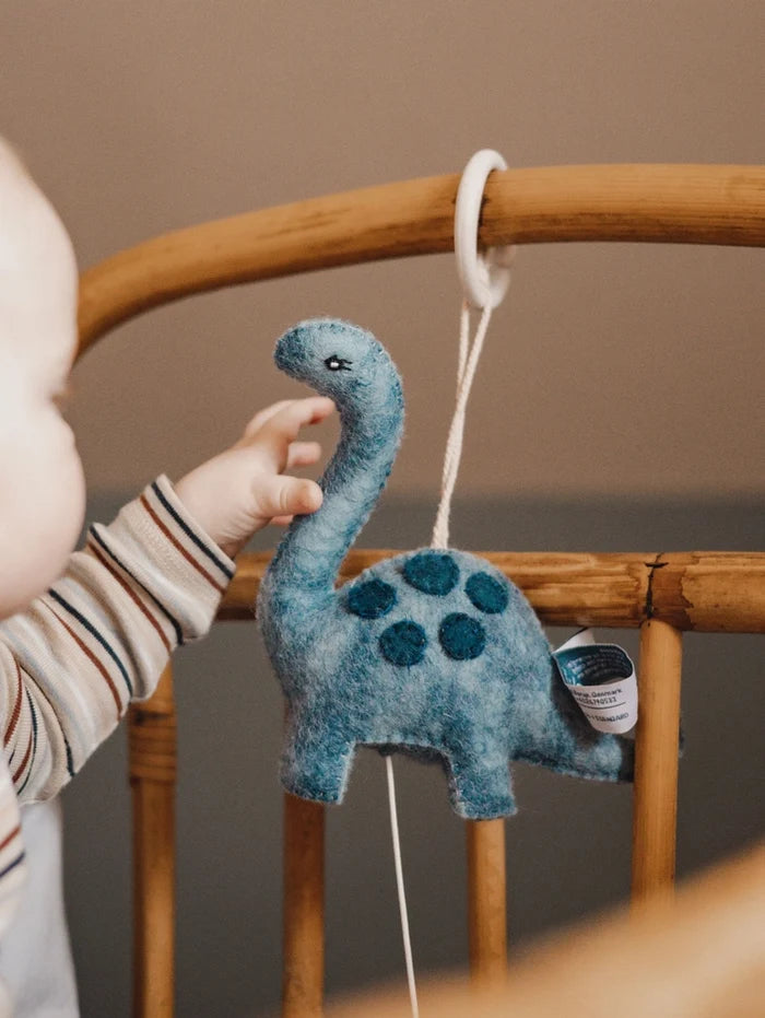 Gamcha -  Music Mobile - Dinosaur - Blue