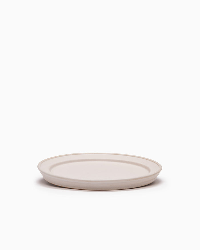 Narrow Rim Plate Medium - Stone Beige