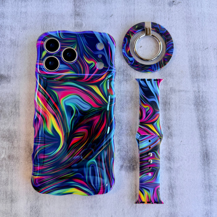 Neon Taffy iPhone + Watch Matching Set